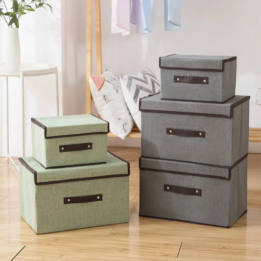 boite de rangement de bureau pliable tissu non tisse pour vetements accessoires sous vetements